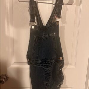 Dark y2k Denim Overalls